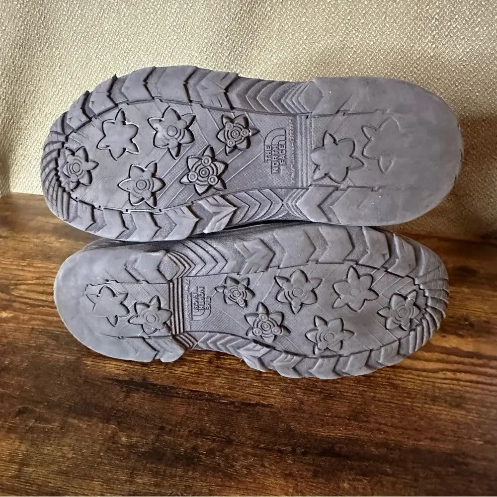 The North Face Womens Never Stop Exploring Winter Snow Boots Gray Purple Size 5